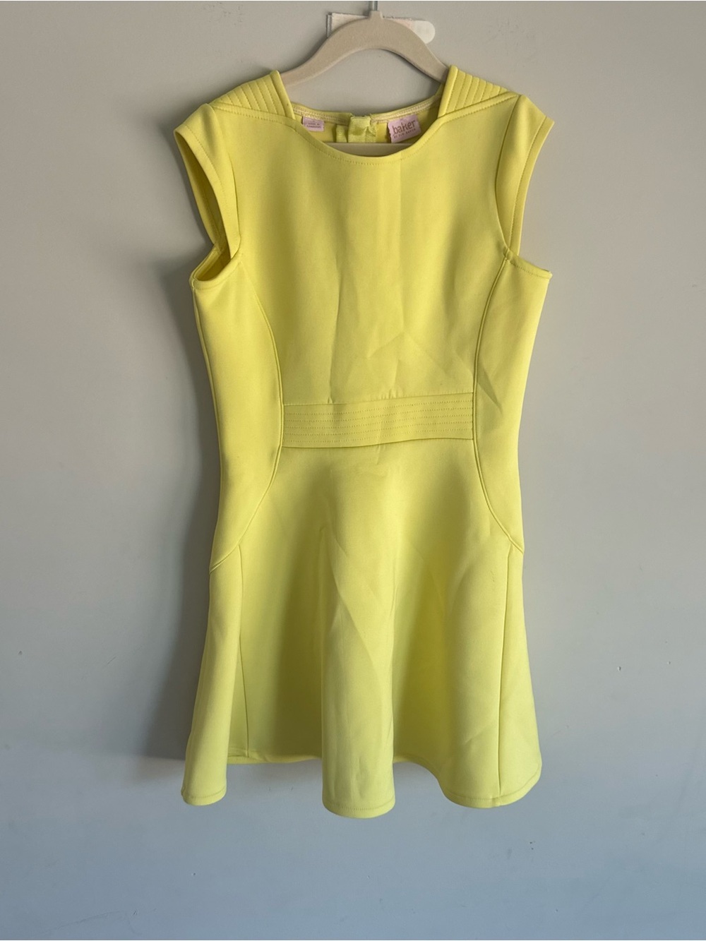 Ted Baker Girls Yellow Fit & Flare Sleeveless Dress - Picture 2 of 6